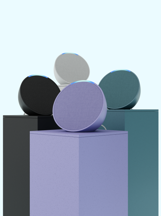 Amazon Echo speakers for voice routines